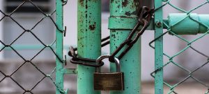 padlocked gates