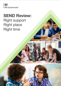 Cover of SEND Review green paper document