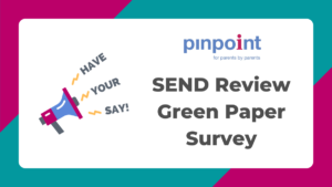 Pinpoint's SEND Review green paper survey, encouraging you to have your say